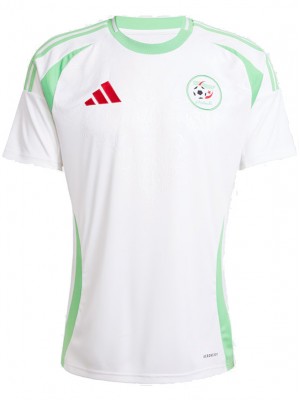 Algeria maglia da calcio per la casa uniforme da calcio prima maglia da calcio da uomo top sport maglietta bianca 2024-2025